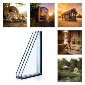 זכוכית לסאונה – מתאימה לתנאים קשים במיוחד: Triple Glazing / 190 ס"מ גובה זכוכית / 50 ס"מ רוחב זכוכית / 0.95 מ"ר שטח זכוכית / 42 מ"מ רוחב יחידת הזכוכית המדבקת / 42.7 ק"ג משקל יחידת הזכוכית / 760 ש"ח מחיר ללא מע"מ / 136 ש"ח מע"מ (18%) המחיר.